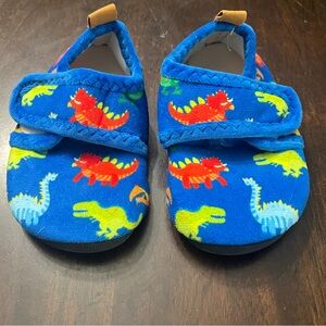 Blue Dinosaur Kids House Slippers